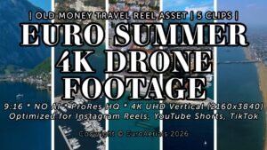 Euro summer old money aesthetic 4k drone footage monaco cannes nice hallstatt brighton
