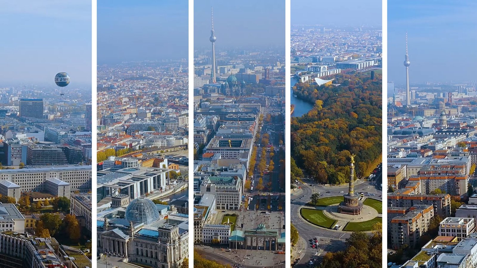 Berlin Reels drone footage bundle