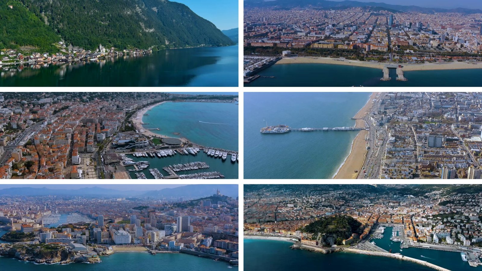 Euro Summer 4K Horizontal Drone Footage