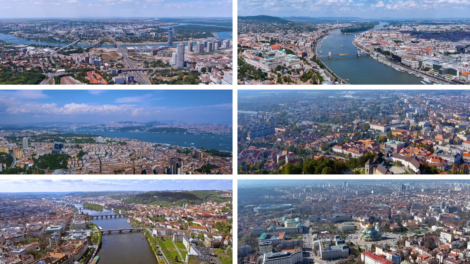 Eastern Europe 4K Horizontal Drone Footage